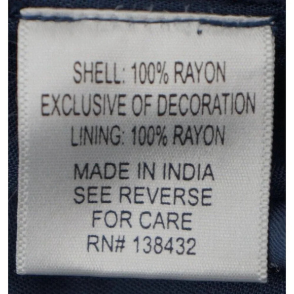 Mod Cloth‎ Dress Women Small S Blue Floral Embroidery Short Sleeve Pullover - Picture 8 of 9